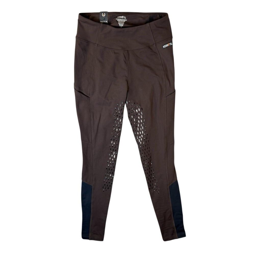 Kerrits Thermo Tech 2.0 Full Leg Tight Solid Seal/Black Women's Size Small NWT